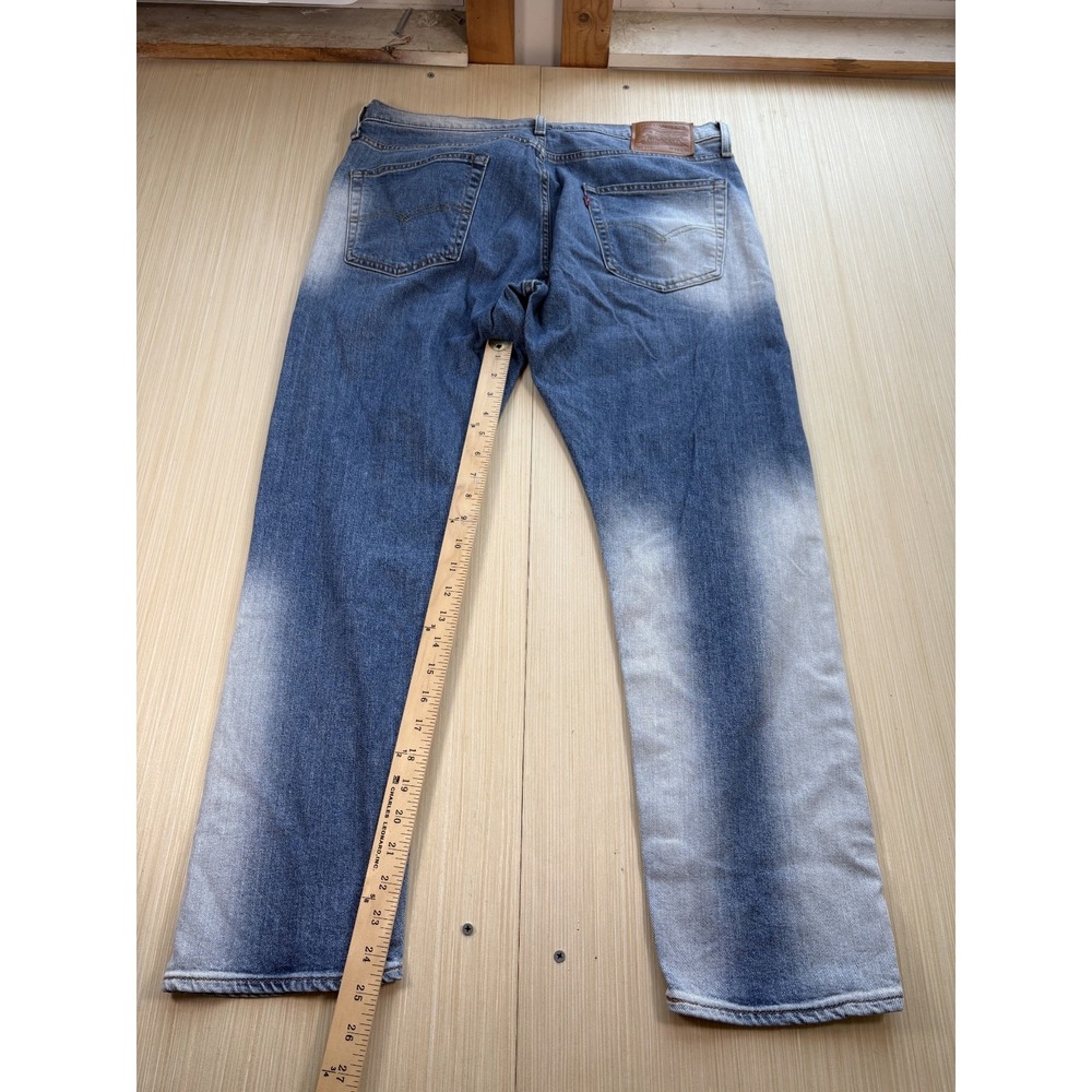 Levi's 312 Jeans Women's 36x30 Blue Denim Logo Pockets Straight Leg Zip Fly - Picture 2 of 3